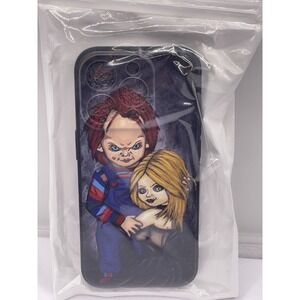 Tiff / Chucky Wife iPhone 15 Pro Midnight Black Tough‎ Cases